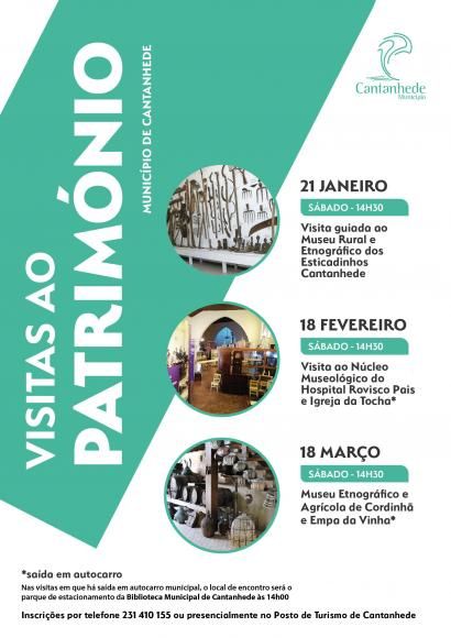  VISITAS AO PATRIM&Oacute;NIO - MUNIC&Iacute;PIO DE CANTANHEDE - DIVULGA&Ccedil;&Atilde;O 