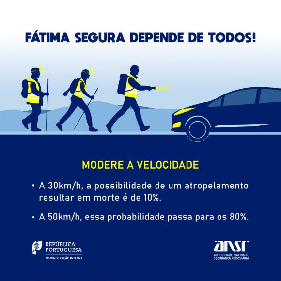 F&aacute;tima segura depende de Todos!