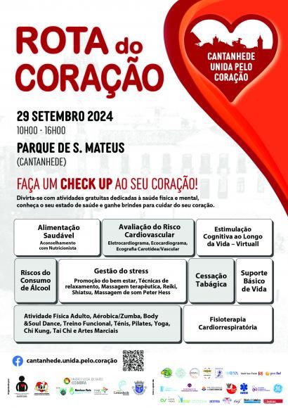 ROTA DO CORA&Ccedil;&Atilde;O - Cantanhede - 29 de setembro, no Parque de S&atilde;o Mateus.