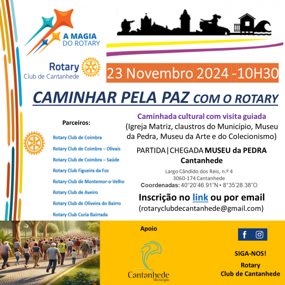 Caminhada pela Paz com o Rotary