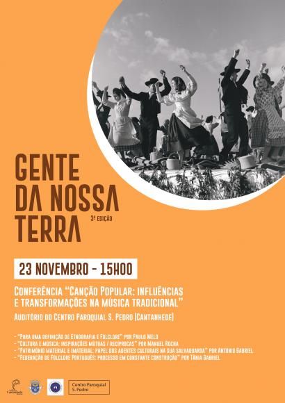 "Gente da Nossa Terra - Ant&oacute;nio Taboeira" - Divulga&ccedil;&atilde;o das iniciativas 23 e 24 de novembro