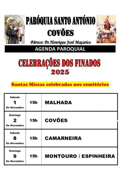 Celebra&ccedil;&atilde;o dos Finados em Cov&otilde;es - 2025