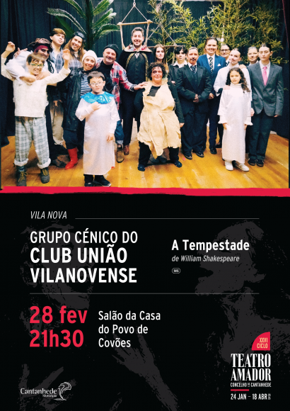 XXVI Ciclo de Teatro Amador do Concelho de Cantanhede _ 28 de fevereiro _ Casa do Povo - Cov&otilde;es
