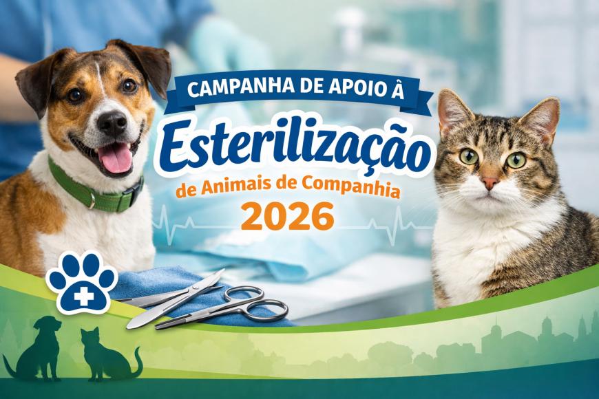Munic&iacute;pio de Cantanhede promove Campanha de Apoio &agrave; Esteriliza&ccedil;&atilde;o de Animais de Companhia  