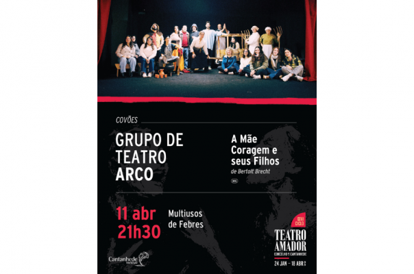 Nova apresenta&ccedil;&atilde;o de &ldquo;A M&atilde;e Coragem e os seus Filhos&rdquo; pelo Grupo de Teatro Arco