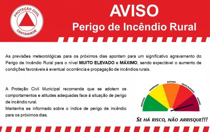 Perigo Inc&ecirc;ndio Rural - Medidas Preventivas e Proibi&ccedil;&otilde;es