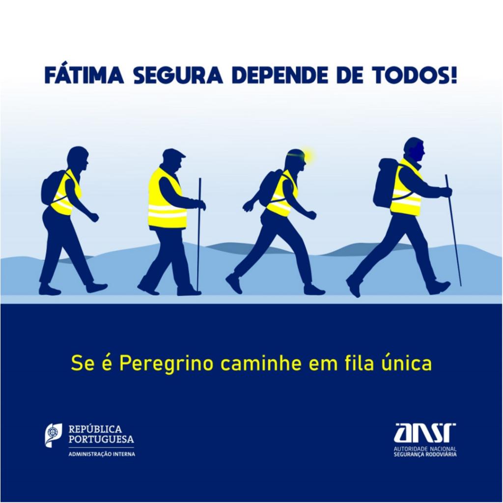 SE &Eacute; PEREGRINO CAMINHE EM FILA &Uacute;NICA