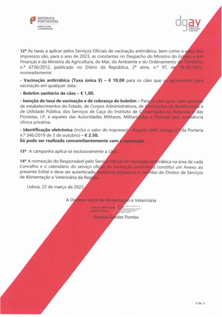 PROFILAXIA DA RAIVA E OUTRAS ZOONOSES - VACINA&Ccedil;&Atilde;O ANTIRR&Aacute;BICA - 3